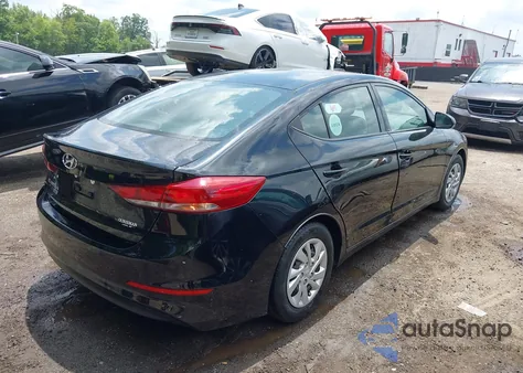 2018 Hyundai Elantra Se from USA, damaged, VIN 5NPD74LF9JH355130